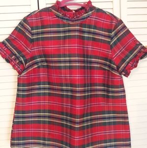 Crown & Ivy Plaid Blouse